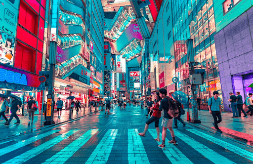 Tokyo Street Background-min